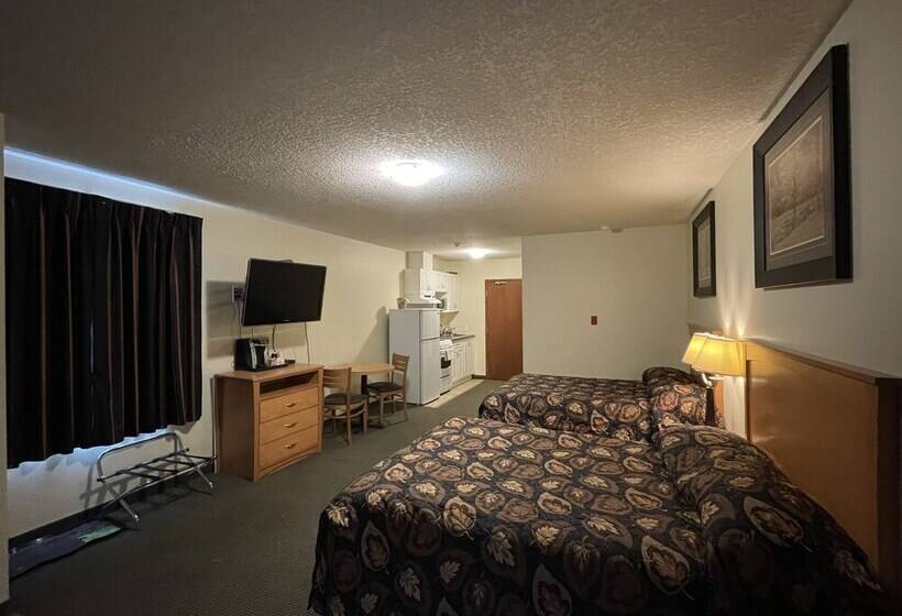 스탠다드 룸 더블 침대 2개, Circle 6 Motel