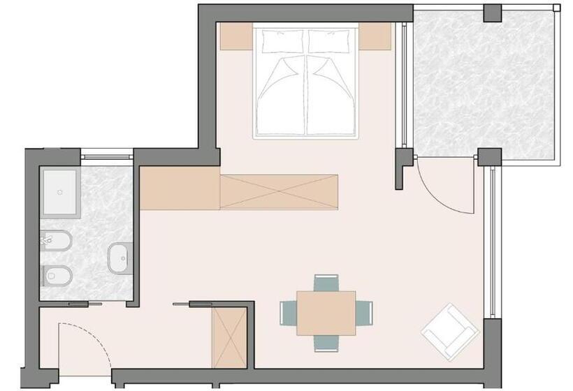 Люкс с Балконом, Flora Hotel & Suites