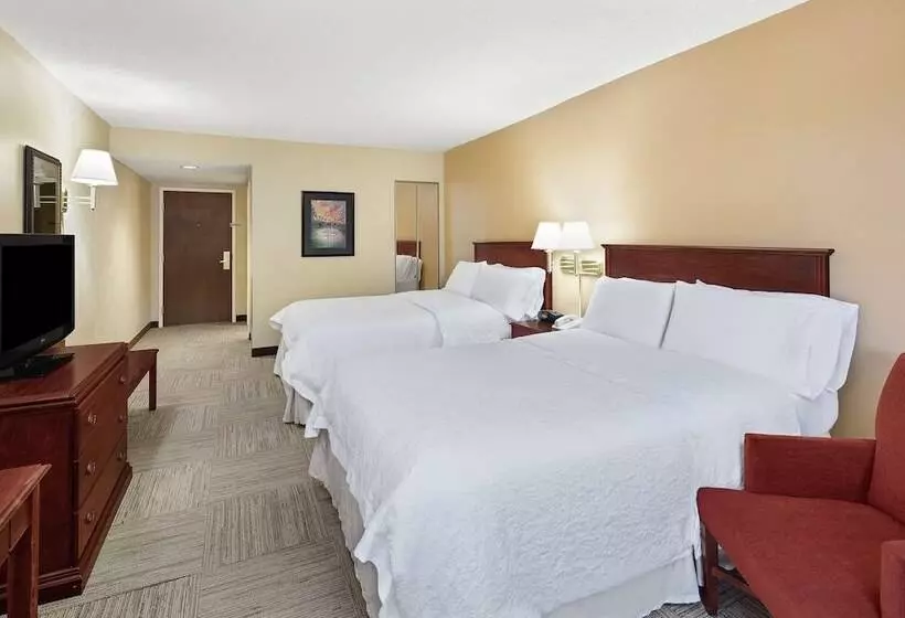 اتاق استاندارد با 2 تخت دوبل, Hampton Inn Columbus North
