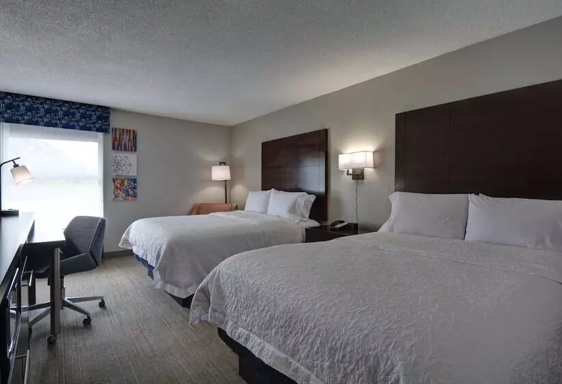 2ダブルベッドのスタンダードルーム, Hampton Inn Greenwood
