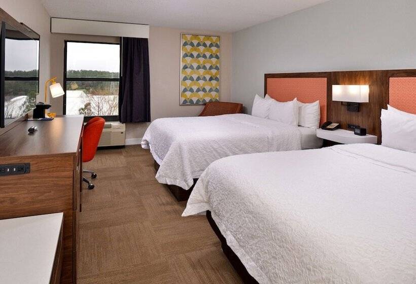 스탠다드 룸 더블 침대 2개, Hampton Inn Henderson