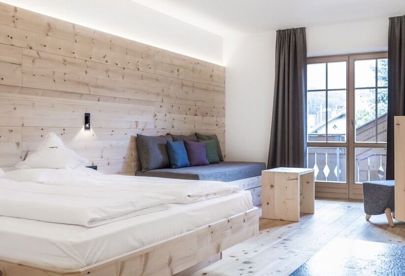 חדר קלאסי עם נוף להרים, Restaurant Langgenhof