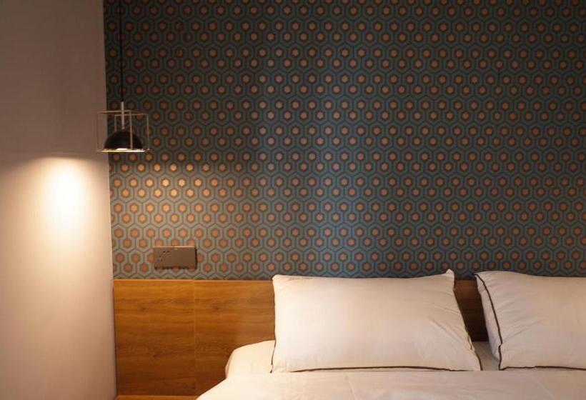 스탠다드 내측 룸, Shanghai Downtown Hills Boutique Guesthouse   Near Metro Line 7, Exit 3, Changping Road
