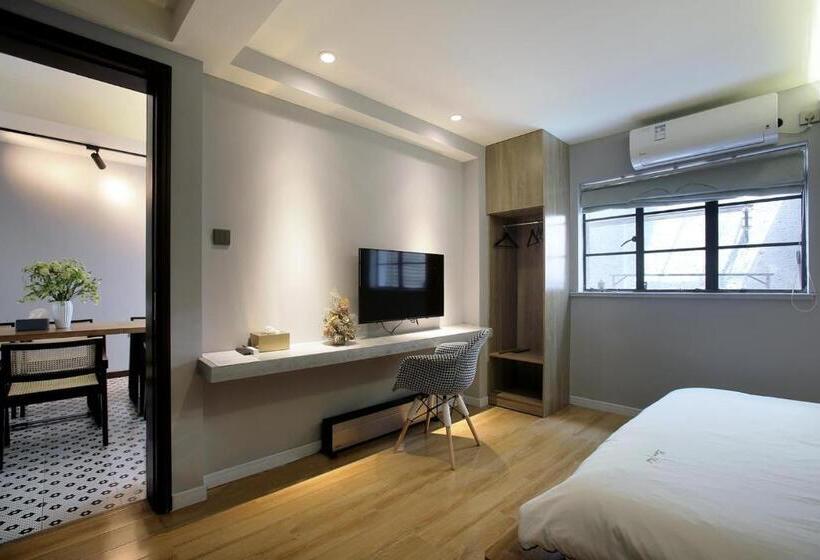 Standaardkamer aan de Binnenplaats, Shanghai Downtown Hills Boutique Guesthouse   Near Metro Line 7, Exit 3, Changping Road
