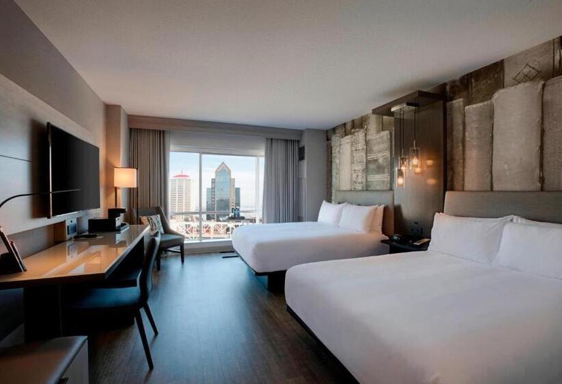 带城市景观的标准间, Louisville Marriott Downtown