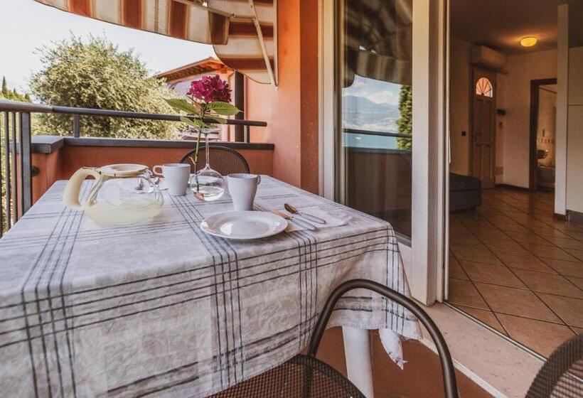 침실 1개 발코니 아파트, Residence Villa Al Lido