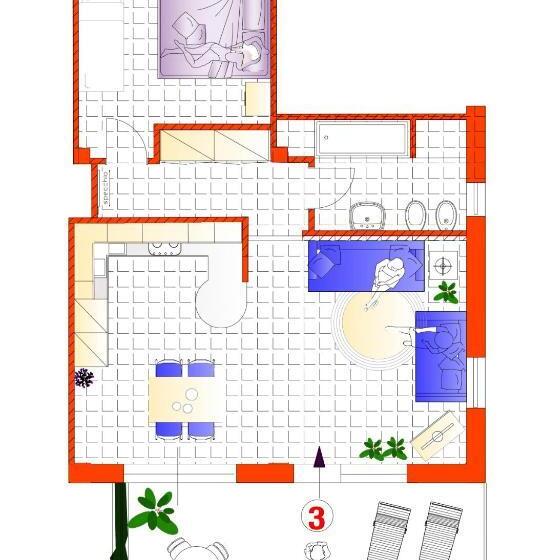 침실 1개 수피리어 아파트, Residence Villa Al Lido