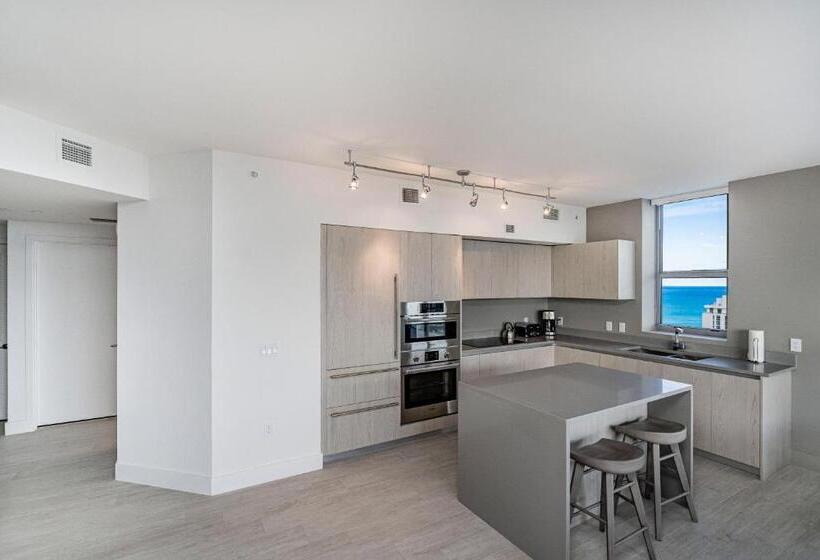 침실 2개 스위트, Hyde Beach House Hollywood Private Suites