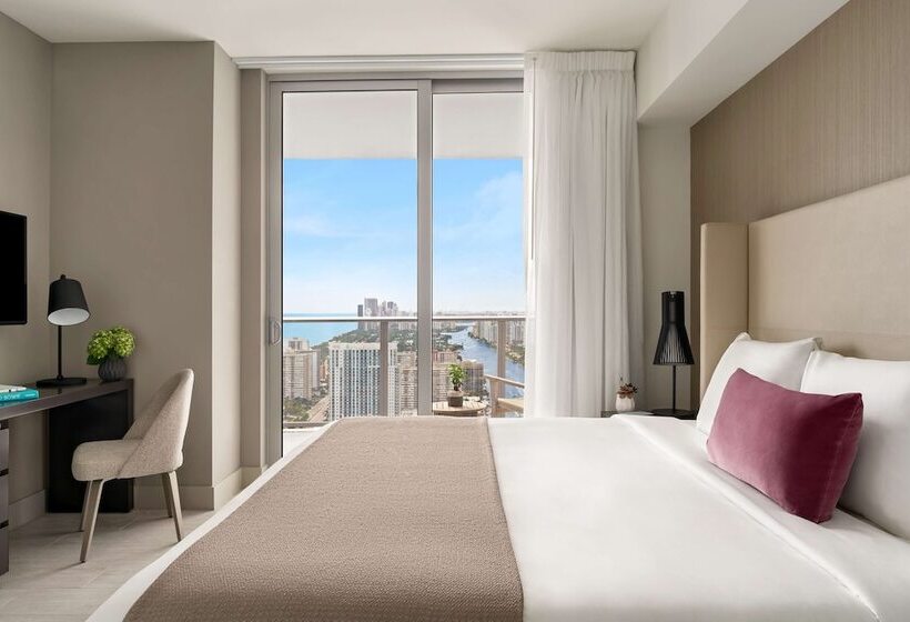 2침실 펜트하우스 아파트, Hyde Beach House Hollywood Private Suites