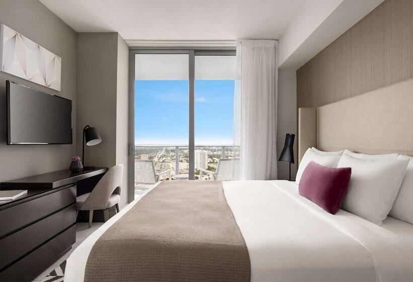 1침실 펜트하우스 아파트, Hyde Beach House Hollywood Private Suites