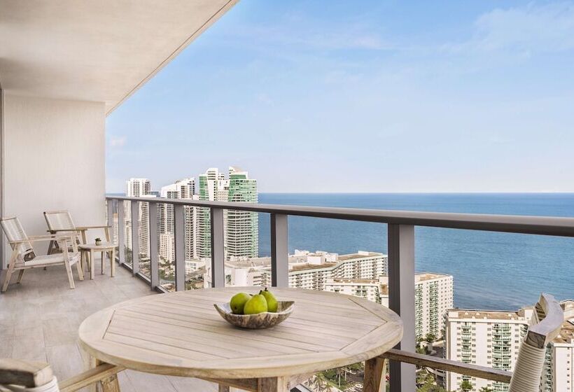 2침실 펜트하우스 아파트, Hyde Beach House Hollywood Private Suites