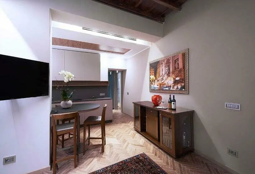 آپارتمان لوکس 1 خوابه, Harry S Bar Trevi Luxury Apartments Modelli
