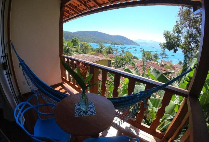 اتاق لوکس با بالکن و چشمانداز دریا, Pousada Bela Vista