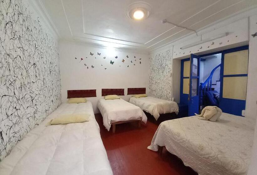 غرفة عائلية حمام مشترك, Posada Azul Cusco