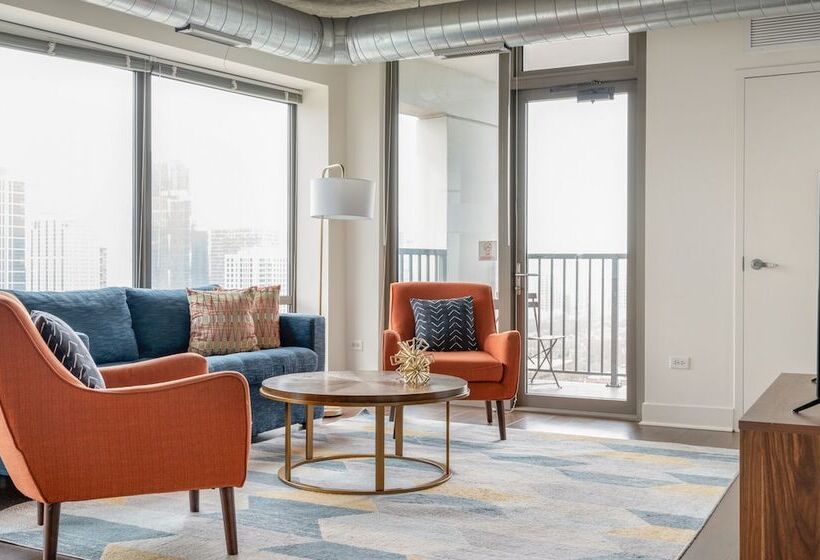 2-Bedroom Classic Apartment, Kasa South Loop Chicago