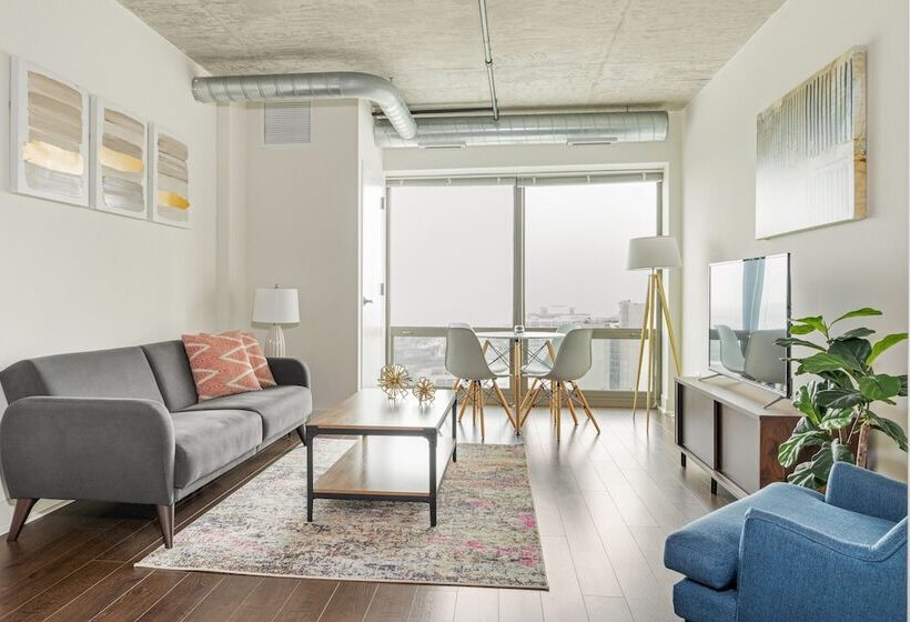 آپارتمان اجرایی 1 خوابه, Kasa South Loop Chicago