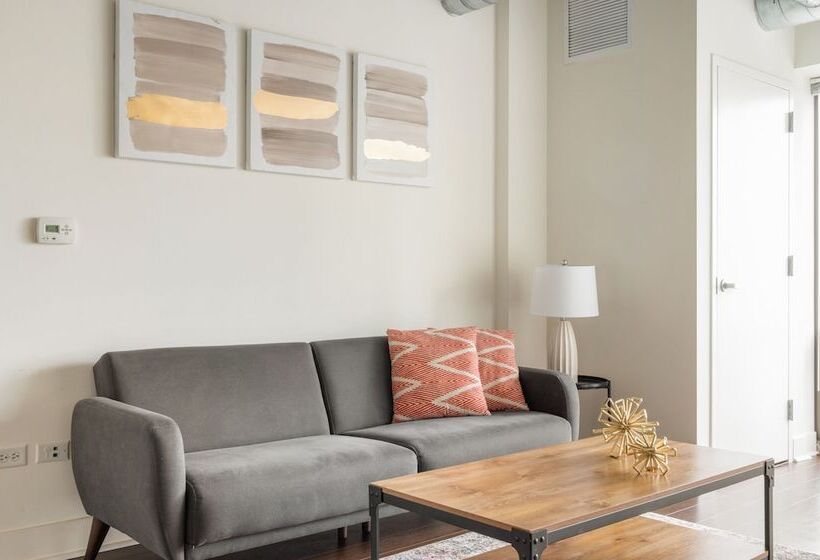 آپارتمان اجرایی 1 خوابه, Kasa South Loop Chicago