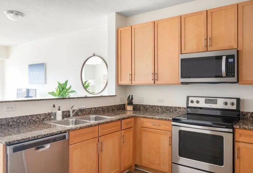 آپارتمان راحتی 1 خوابه, Kasa South Loop Chicago
