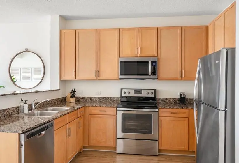 آپارتمان راحتی 1 خوابه, Kasa South Loop Chicago