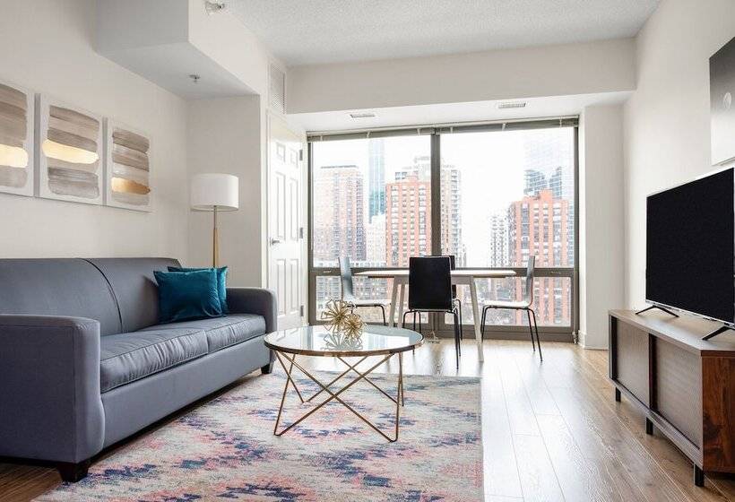 آپارتمان راحتی 1 خوابه, Kasa South Loop Chicago