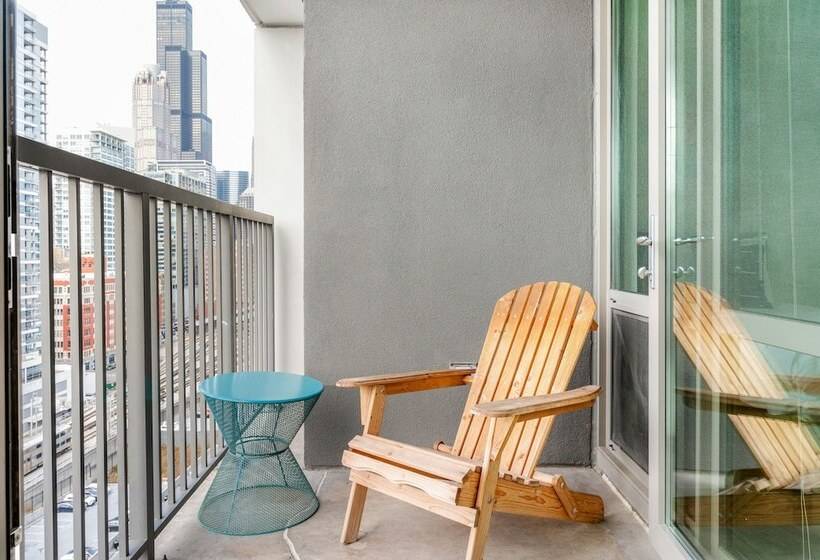 آپارتمان سوپریور 1 خوابه, Kasa South Loop Chicago