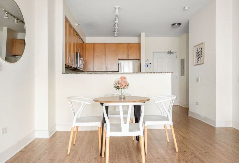 آپارتمان سوپریور 1 خوابه, Kasa South Loop Chicago