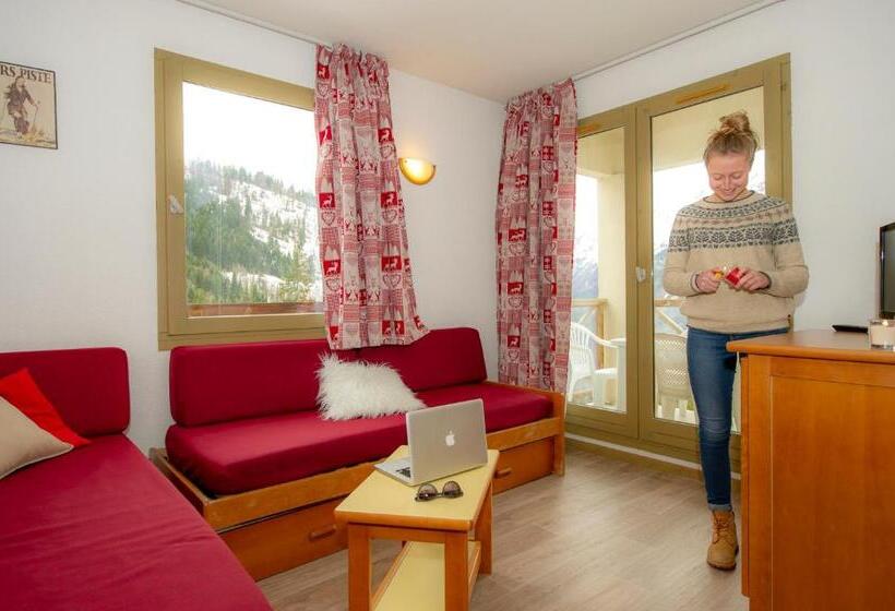 آپارتمان 1 خوابه, Résidence Capfun Couleurs Soleil, Oz En Oisans