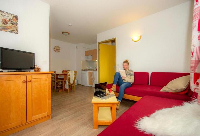 آپارتمان 1 خوابه, Résidence Capfun Couleurs Soleil, Oz En Oisans