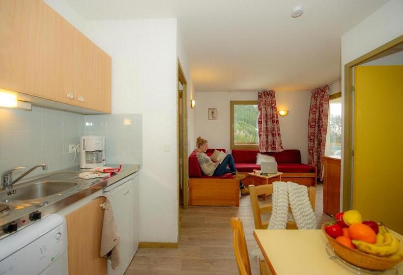 آپارتمان 1 خوابه, Résidence Capfun Couleurs Soleil, Oz En Oisans