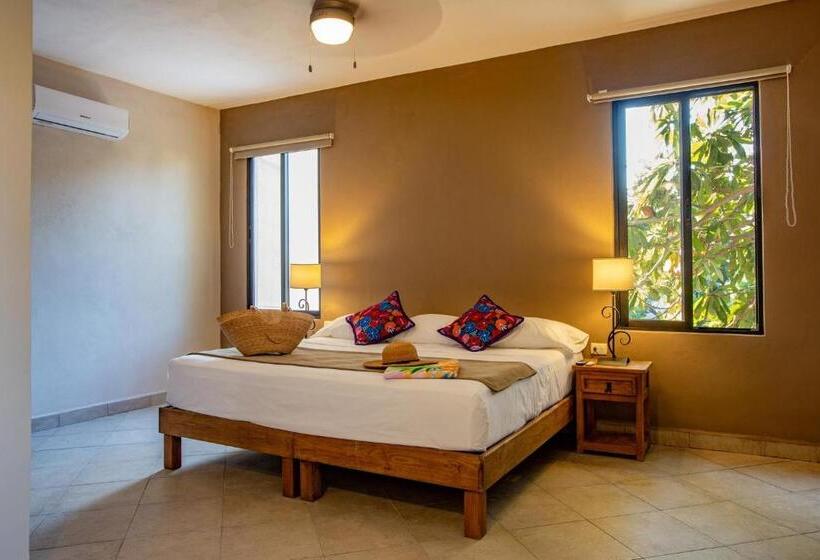 Студия Superior, Casa Del Solar Centro Cozumel Wifi Gratuito Fibra óptica 200 Mbps