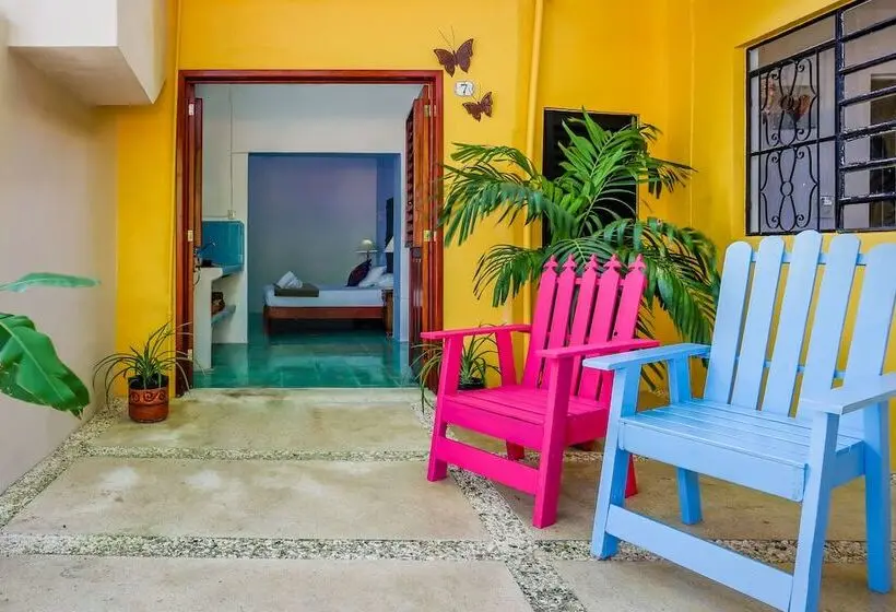 استودیو خانوادگی, Casa Del Solar Centro Cozumel   Wifi Gratuito Fibra óptica 200 Mbps