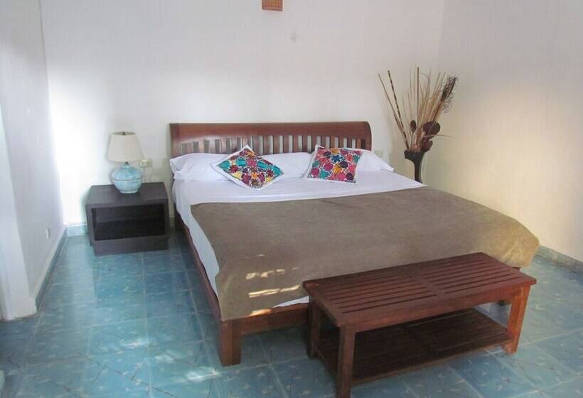 Стандартный Номер Кровать Кинг, Casa Del Solar Centro Cozumel Wifi Gratuito Fibra óptica 200 Mbps