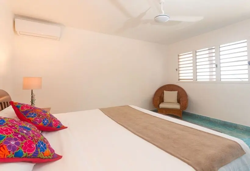 اتاق استاندارد با تخت بزرگ, Casa Del Solar Centro Cozumel   Wifi Gratuito Fibra óptica 200 Mbps