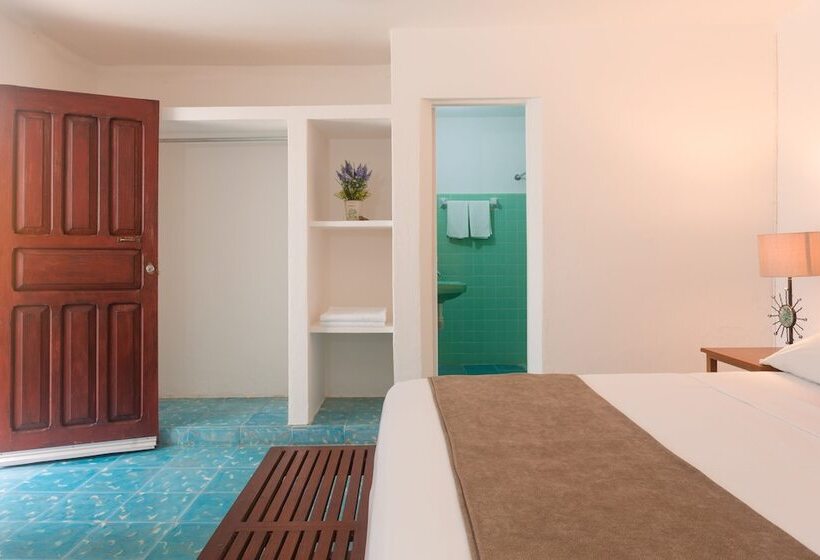 Стандартный Номер Кровать Кинг, Casa Del Solar Centro Cozumel Wifi Gratuito Fibra óptica 200 Mbps