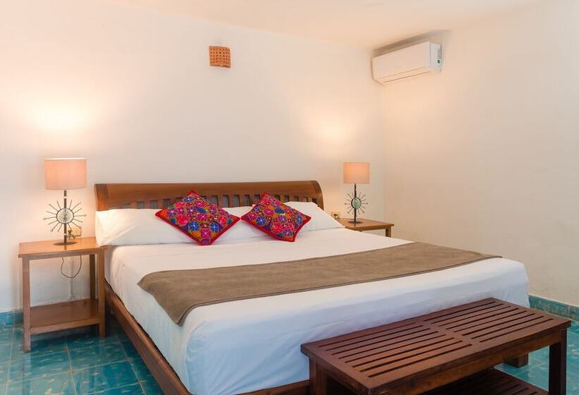 Стандартный Номер Кровать Кинг, Casa Del Solar Centro Cozumel Wifi Gratuito Fibra óptica 200 Mbps