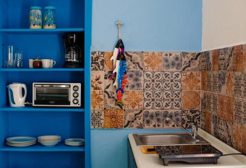 Апартаменты 1 Спальня Нижний Этаж, Casa Del Solar Centro Cozumel Wifi Gratuito Fibra óptica 200 Mbps