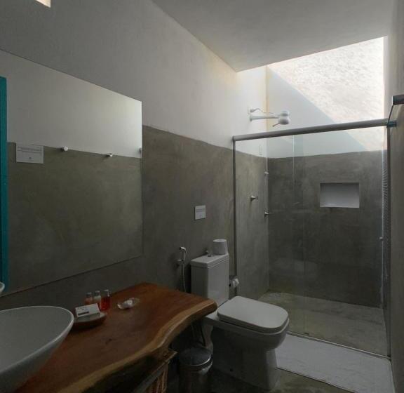 带大床的豪华间, Pousada Paraiso Carneiros