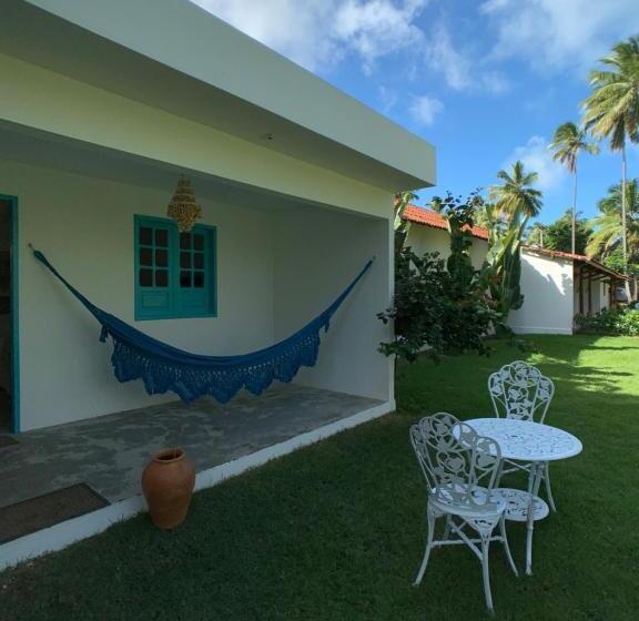 带大床的豪华间, Pousada Paraiso Carneiros