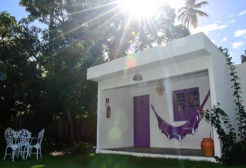 带大床的豪华间, Pousada Paraiso Carneiros