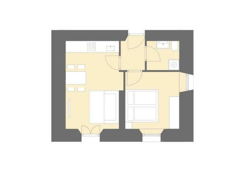 דירת חדר, Residence Traube