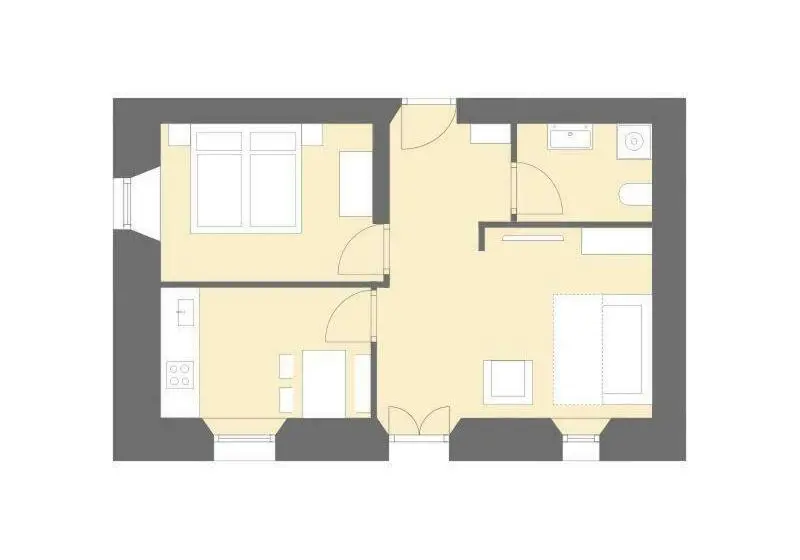 آپارتمان سوپریور 1 خوابه, Residence Traube