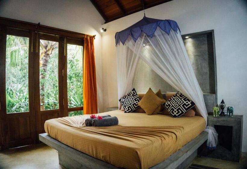 带花园景观和一个卧室的别墅, Surf N Sun Arugam Bay