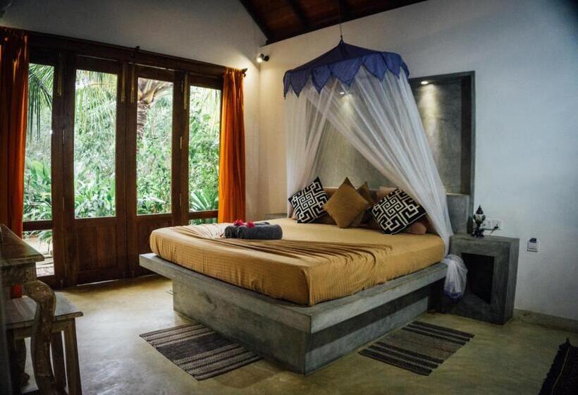 带花园景观和一个卧室的别墅, Surf N Sun Arugam Bay