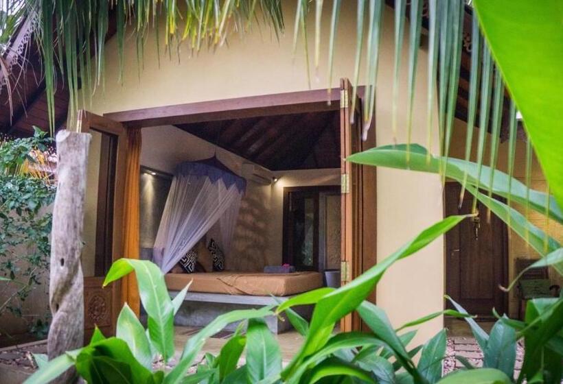 带花园景观和一个卧室的别墅, Surf N Sun Arugam Bay