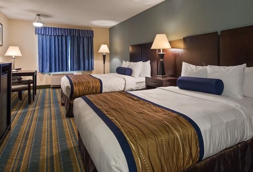 2ダブルベッドのスタンダードルーム, Best Western Plus Berkshire Hills Inn & Suites