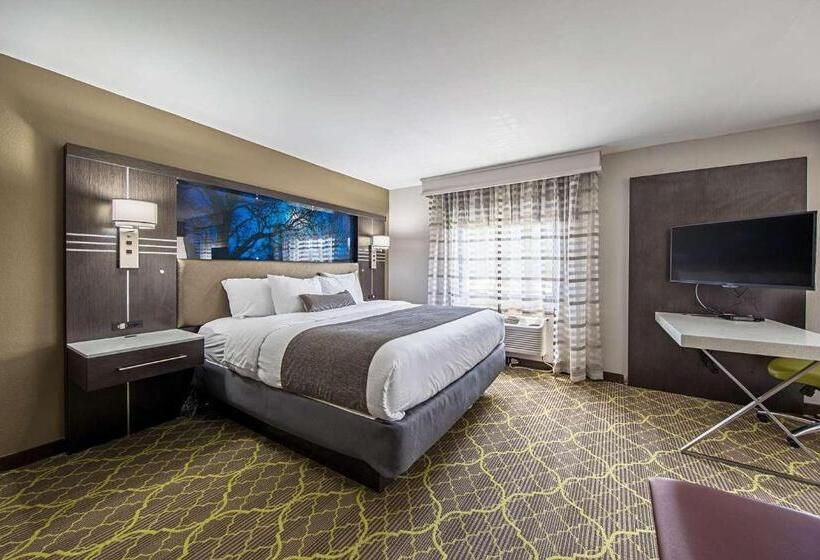 身障者適用キングサイズベッドルーム, Best Western Plus Clemson Hotel & Conference Center