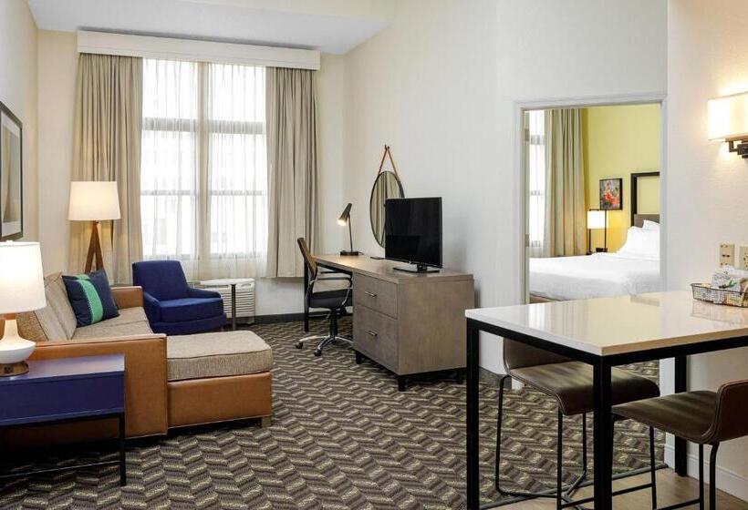 带大床的套房, Residence Inn New Rochelle