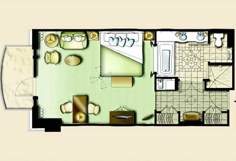 Номер Стандартный Кровать Куин, The Sanctuary At Kiawah Island Golf Resort