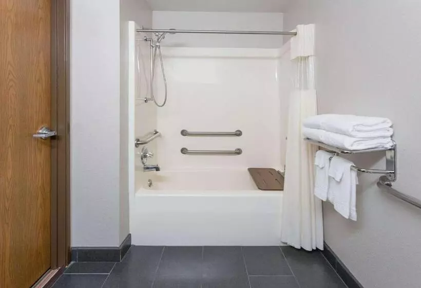 身障者適用クイーンサイズベッドルーム, Microtel Inn And Suites By Wyndham Appleton