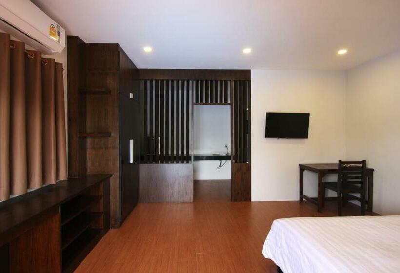 带花园景观和一个卧室的别墅, Rongsang Resort